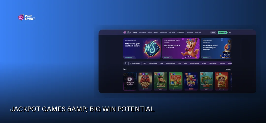 Winspirit promotional banner