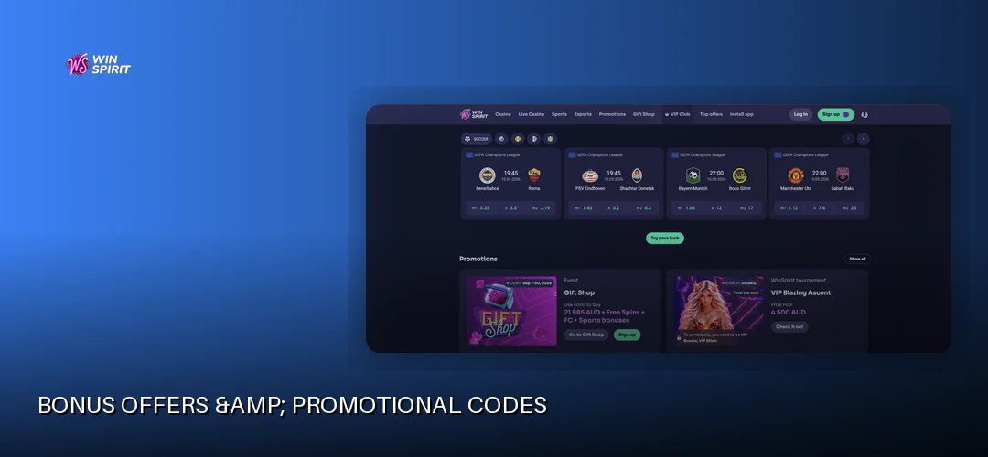 Winspirit promotional banner